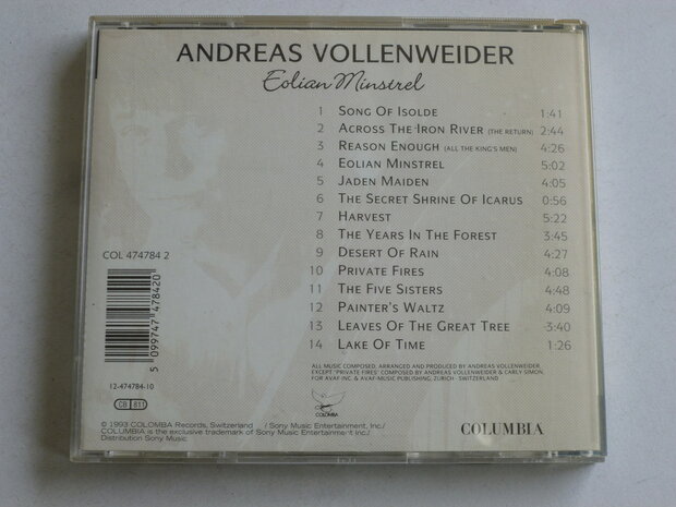 Andreas Vollenweider - Eolian Minstrel