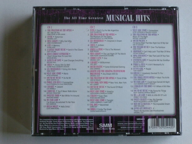 Musical - The All Time Greatest Songs (3 CD)