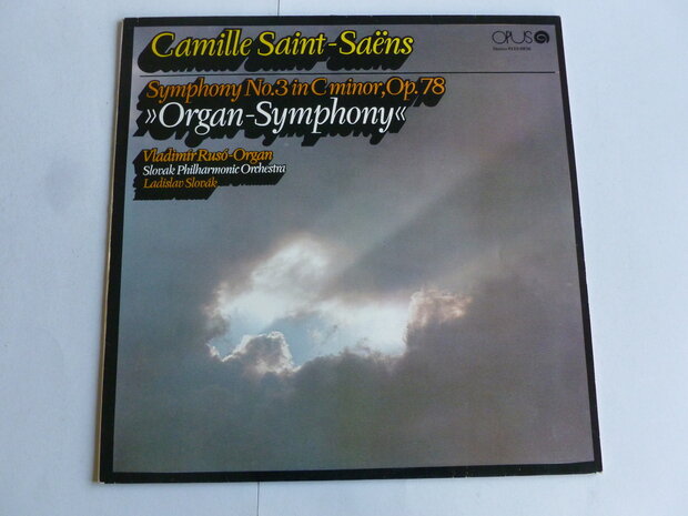 Saint-Saens - Symphony 3 Organ Symp. / Vladimir Ruso, Slovak (LP)