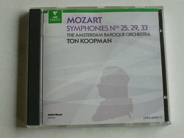 Mozart - Symphonies 25,29,33 / Ton Koopman