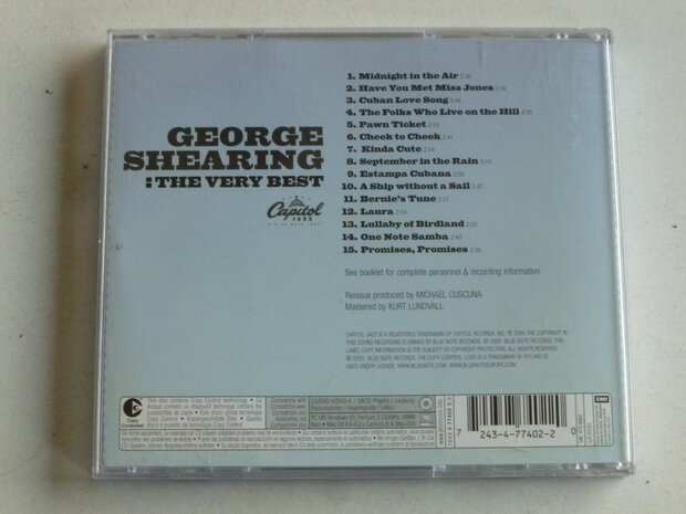 George Shearing - The very best (capitol)