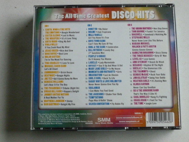 Disco Hits - The All Time Greatest Disco Hits (3 CD)