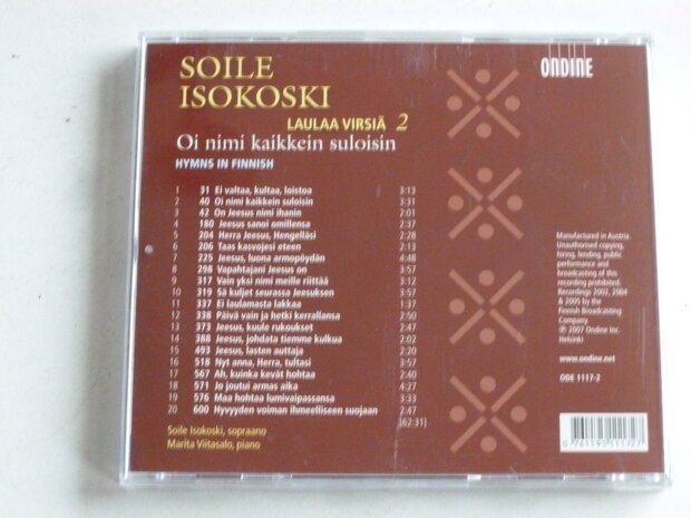 Soile Isokoski - Laulaa Virsia 2 / Hymns in Finnish