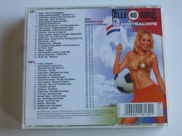 Alle 40 Goed - De Voetbalhits (EMI) 2CD