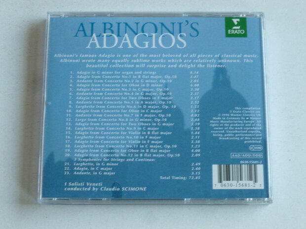 Albinoni's Adagios - I Solisti Veneti