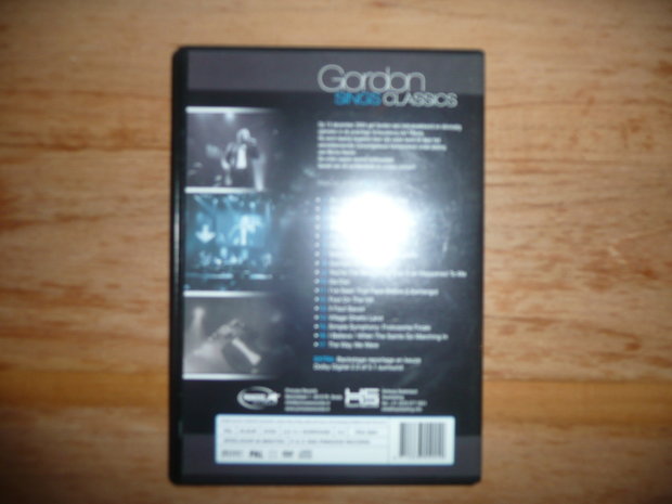 Gordon Sings Classics - CD+DVD