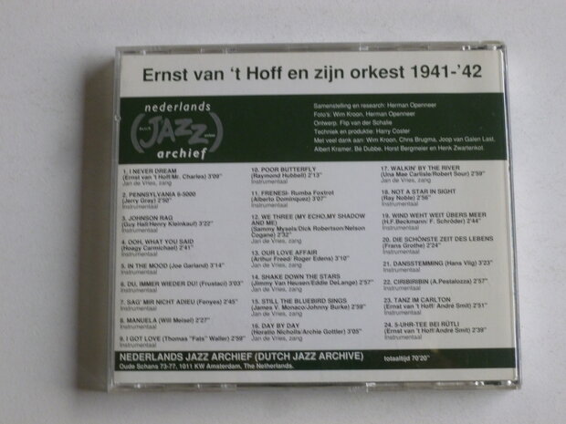 Ernst van 't Hoff en zijn orkest 1941 - '42