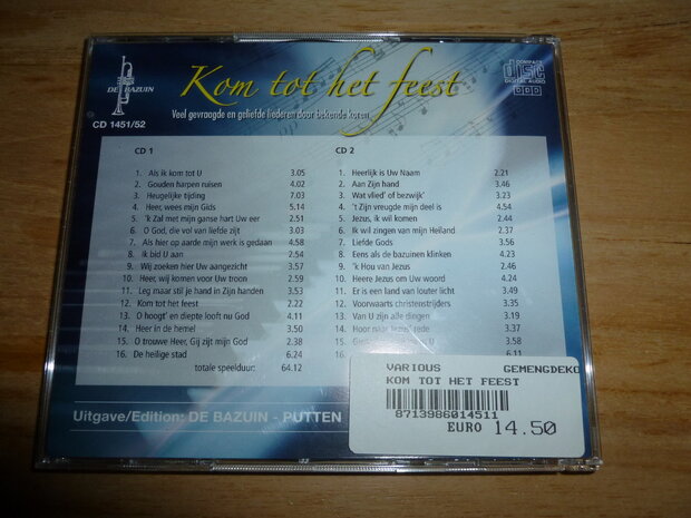 Kom tot het feest - 2 CD