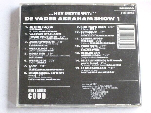 Het Beste uit De Vader Abraham Show 1