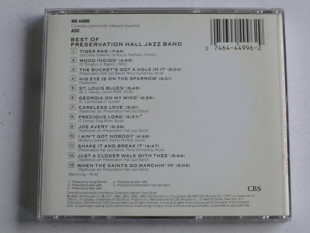 Preservation Hall Jazz Band - The Best of