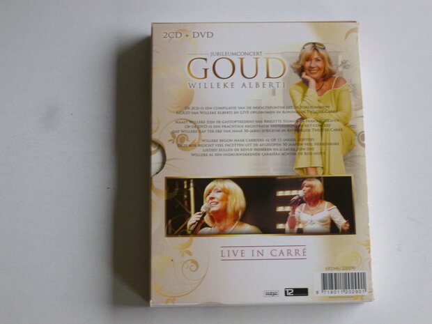 Willeke Alberti - Jubileum concert Goud / Live in Carre (2 CD + DVD)