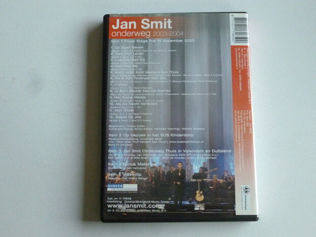 Jan Smit - onderweg 2003 / 2004 (DVD)