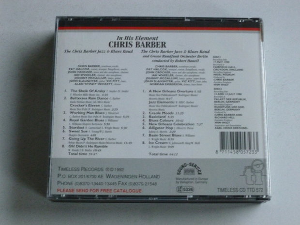 Chris Barber - In his Element (2 CD)