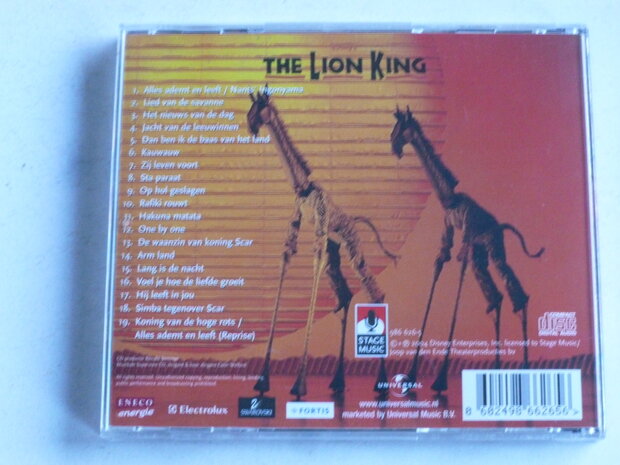 The Lion King - Het nederlandse cast album