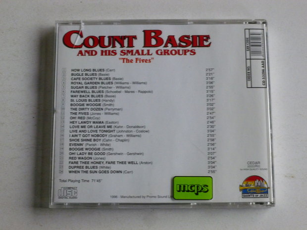 Count Basie and his small groups - The Fives (giants of jazz)