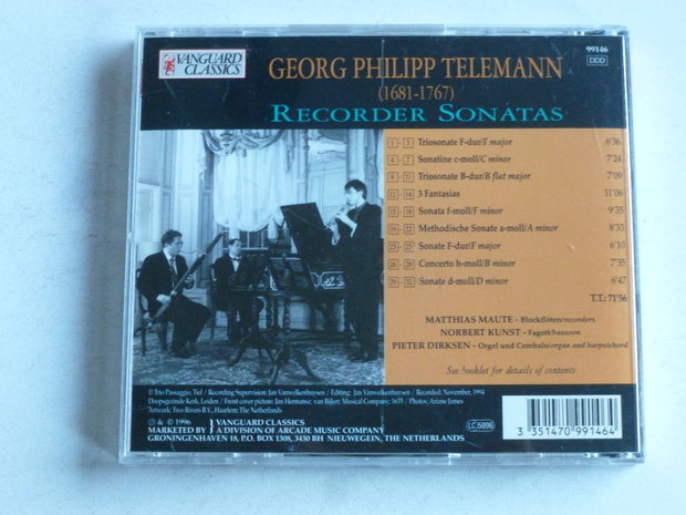 Telemann - Recorder Sonatas / Trio Passaggio