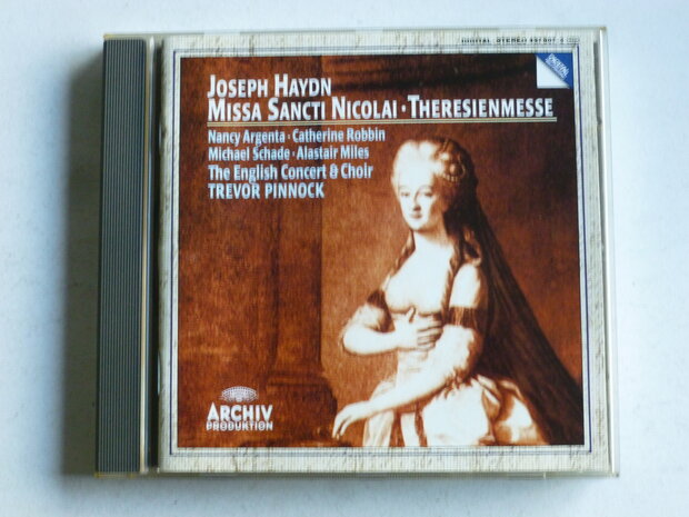 Haydn - Missa Sancti Nicolai, Theresienmesse / Trevor Pinnock