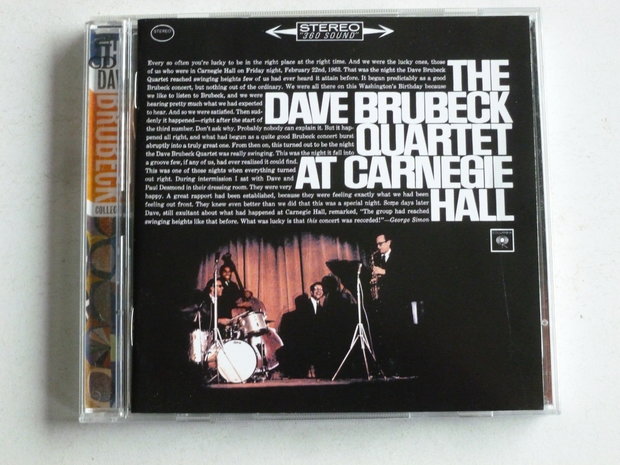 The Dave Brubeck Quartet at Carnegie Hall (2 CD)