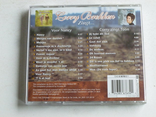 Corry Brokken zingt... - Voor Nancy / Corry zingt Toon (2 CD)