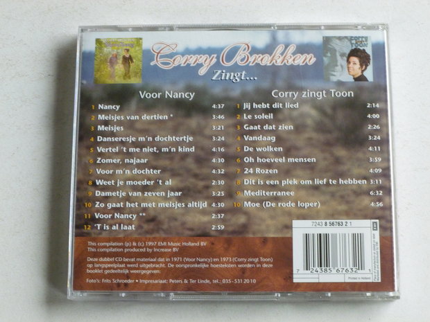 Corry Brokken zingt... - Voor Nancy / Corry zingt Toon (2 CD)