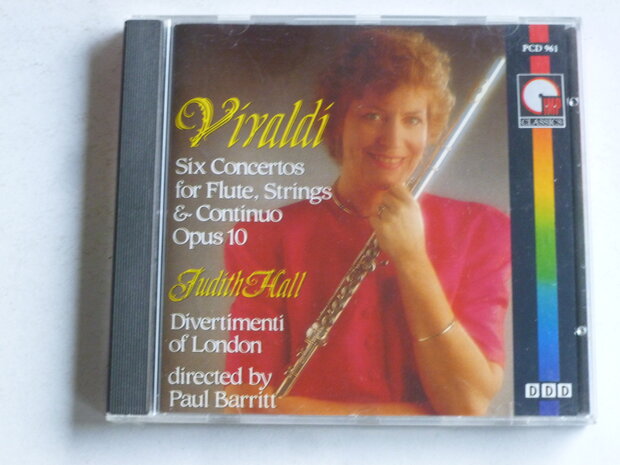 Vivaldi - Six Concertos for Flute / Judith Hall , Paul Barritt