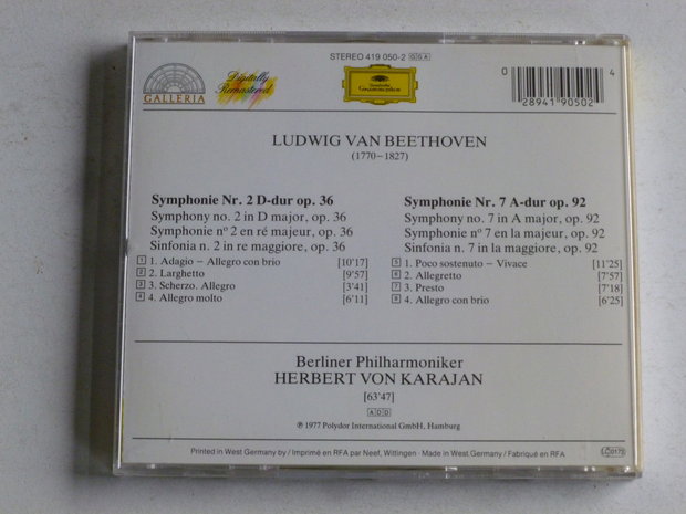 Beethoven - Symphonie 2 / Herbert von Karajan