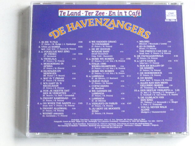 De Havenzangers - Te Land, Ter Zee en in' t Cafe