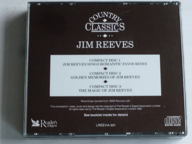 Jim Reeves - Country Classics 3 CD Box