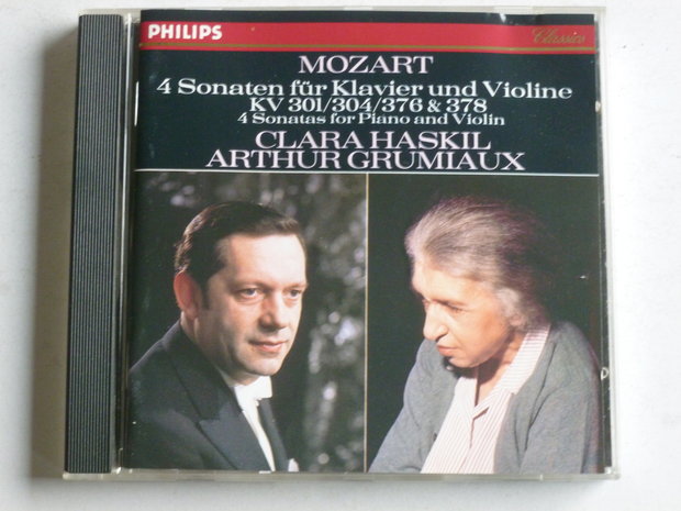 Mozart - 4 Sonaten fur Klavier und Violine / Clara Haskil, Arthur Grumiaux