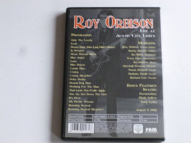 Roy Orbison - Live at Austin City Limits 1982 (DVD)