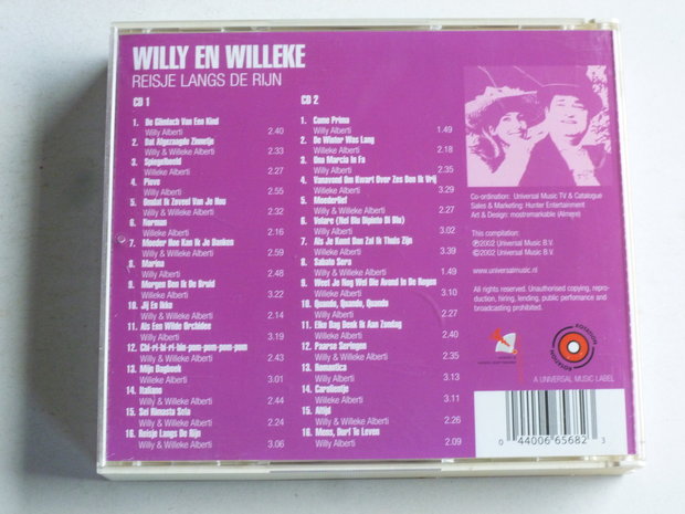 Willy en Willeke - Reisje langs de Rijn (2 CD)