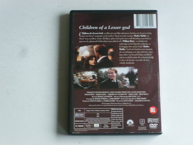 Children of a Lesser God - William Hurt (DVD)