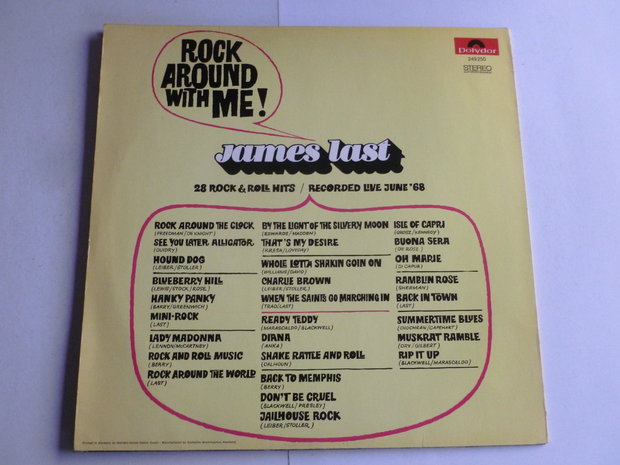 James Last - Rock around with me! / Live (LP)