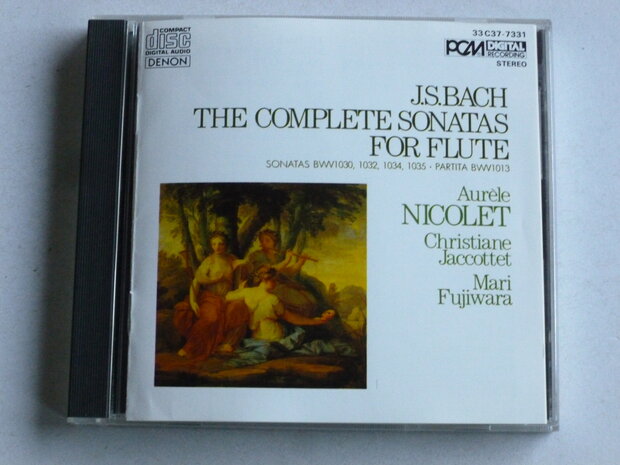 Bach - The Complete Sonatas for Flute / Aurele Nicolet (denon, Japan)