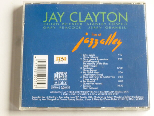 Jay Clayton - Live at the Jazz Alley