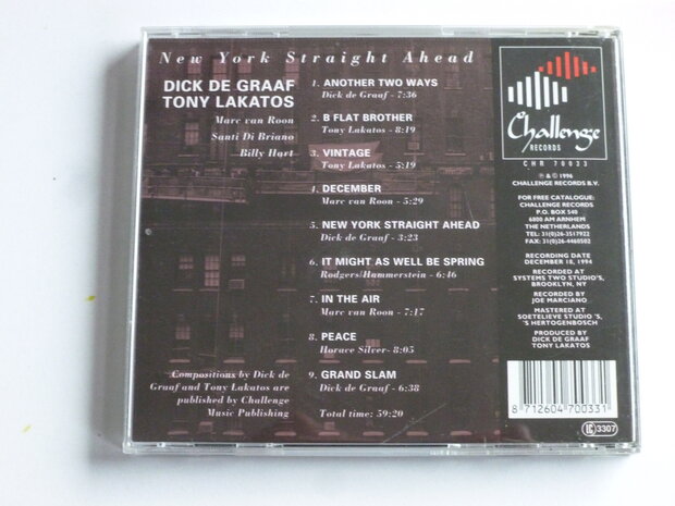 Dick De Graaf, Tony Lakatos - New York Straight Ahead