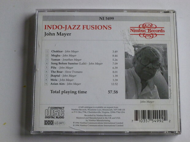 John Mayer's Indo Jazz Fusions - Asian Airs