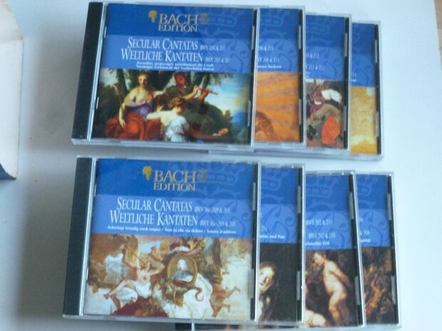 Bach - Secular Cantatas volume 7/ Edith Mathis, Lucia pop, Peter Schreier (8 CD)