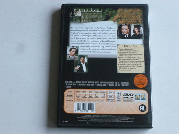 The Remains of the Day - Anthony Hopkins, Emma Thompson (DVD)