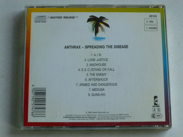 Anthrax - Spreading the Disease