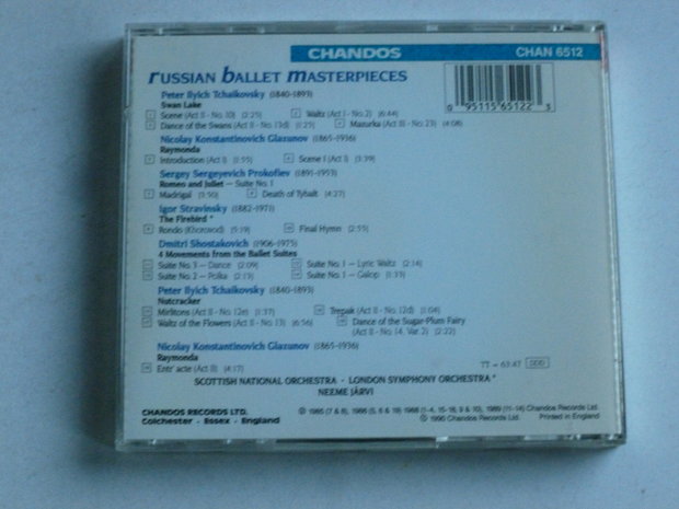 Russian Ballet Masterpieces / Neeme Järvi (chandos)