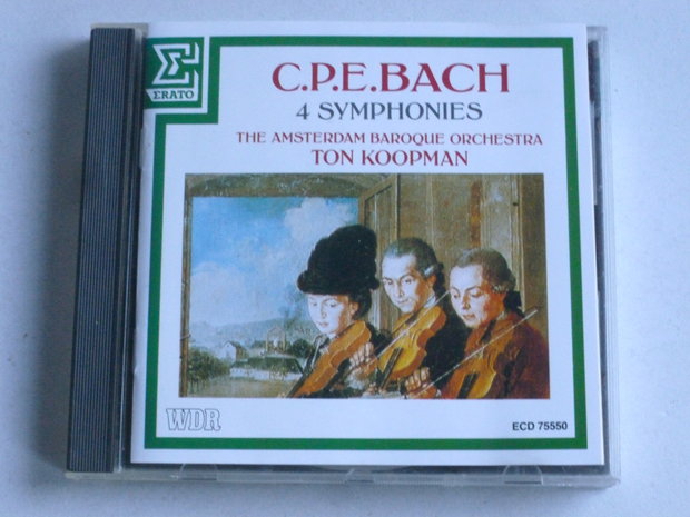 C.P.E. Bach - 4 Symphonies / Ton Koopman