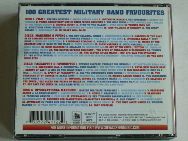 100 Greatest Military Band Favourites (4 CD)