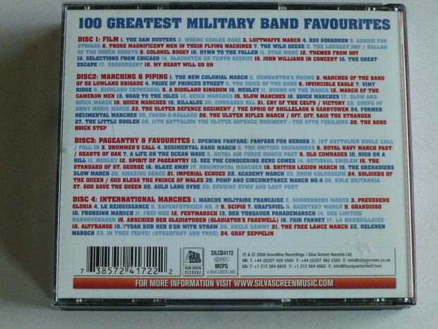 100 Greatest Military Band Favourites (4 CD)