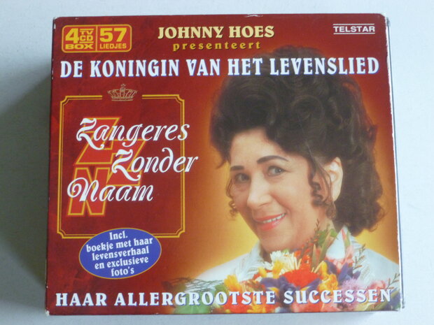 Zangeres Zonder Naam De Koningin van het Levenslied - Haar Allergrootste Successen (4 CD)