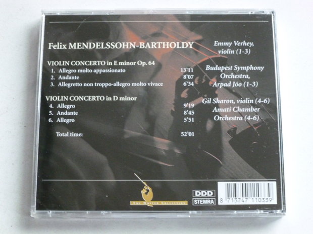 Mendelssohn - Violin Concerto / Emmy Verhey