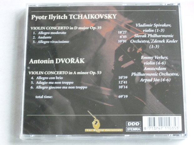 Tchaikovsky, Dvorak - Violin Concertos / Spivakov, Emmy Verhey