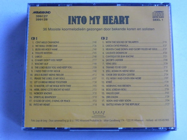 Into my Heart - Deel 1 / 36 Mooiste Koormelodiën (2 CD)