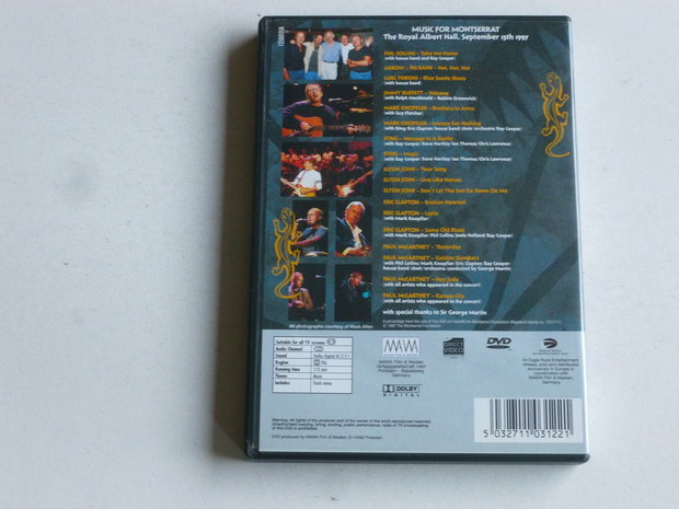 Music for Montserrat - Sting, Elton John, Eric Clapton, Paul McCartney, Mark Knopfler (DVD)