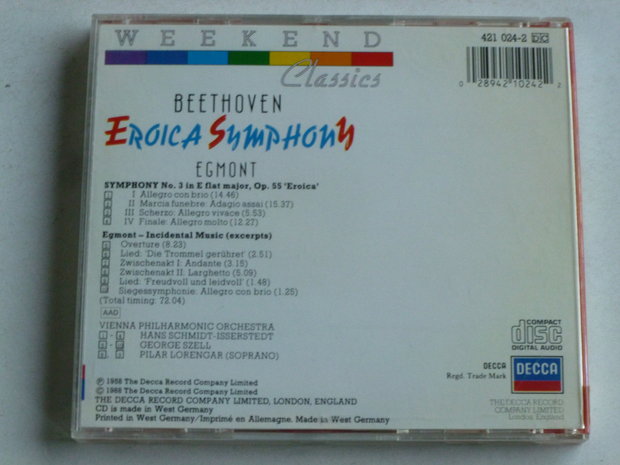 Beethoven - Eroica Symphony / Hans Schmidt-Isserstedt